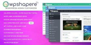 WordPress Admin Theme – WPShapere