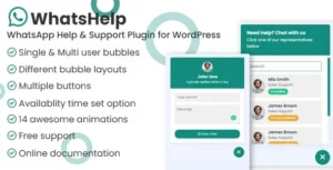 WhatsApp Chat Support Pro – WordPress Plugin