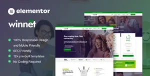 WinNet Broadband & Internet Service Provider Elementor Template Kit