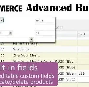 WooCommerce Advanced Bulk Edit