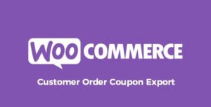 WooCommerce Customer Order Coupon Export