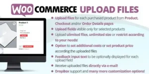 WooCommerce Upload  Files