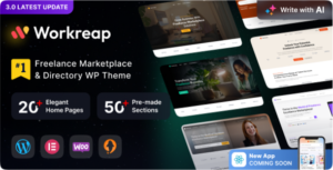 Workreap – Freelance Marketplace WordPress Theme