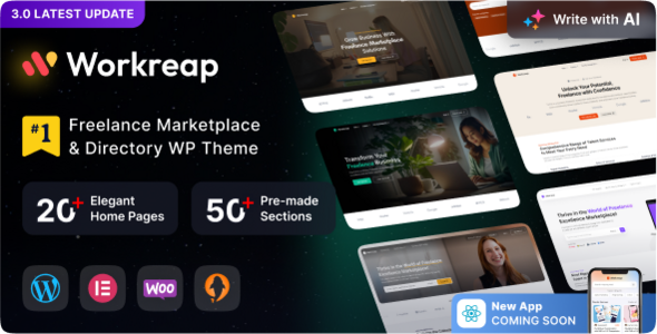 Workreap Freelance Marketplace WordPress Theme