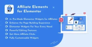 Affiliate Elements for Elementor