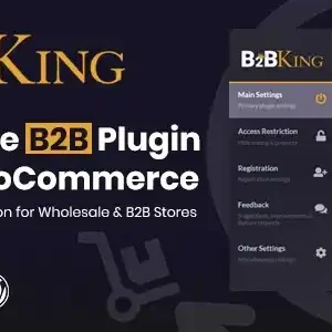 B2BKing The Ultimate WooCommerce B2B & Wholesale Plugin