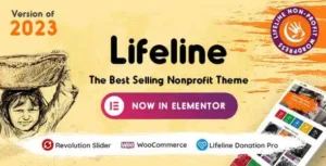 Lifeline – NGO Charity Fund Raising WordPress Theme