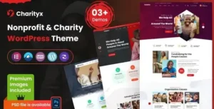 Charityx – Charity & Nonprofit WordPress Theme