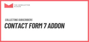 Newsletter – Contact Form 7 Addon