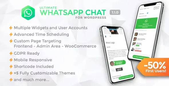 Ultimate WhatsApp Chat WordPress Support Plugin