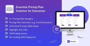 Essential Pricing Plan Switcher for  Elementor