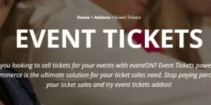 EventON: Event
  Tickets 