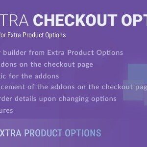 Extra Checkout Options Addon for Product