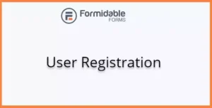 Formidable Forms User Registration