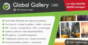 Global Gallery WordPress Responsive Gallery