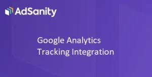 AdSanity Google Analytics Tracking
  Integration