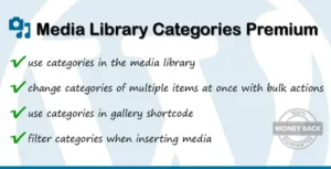 Media Library Categories Premium