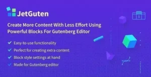 JetGuten – Blocks Set Addon for Gutenberg Editor