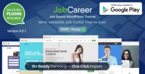 JobCareer   Job Board Responsive WordPress Theme