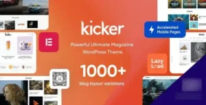 Kicker – Multipurpose Blog Magazine WordPress Theme