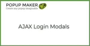 Popup Maker – AJAX Login Modals