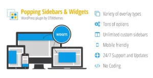 Popping Sidebars and Widgets for WordPress