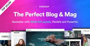 CheerUp – Food, Blog & Magazine WordPress Theme