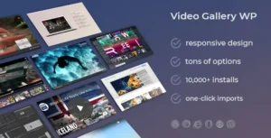 Video Gallery WordPress Plugin YouTube, Vimeo, Facebook pages