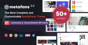 MetaFans – Community & Social Network BuddyPress Theme