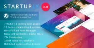 Startuply — Multi-Purpose Startup Theme