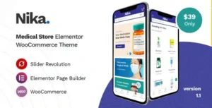 Nika – Medical Elementor WooCommerce Theme