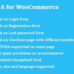 reCAPTCHA for WooCommerce