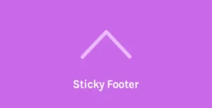 OceanWP Sticky Footer