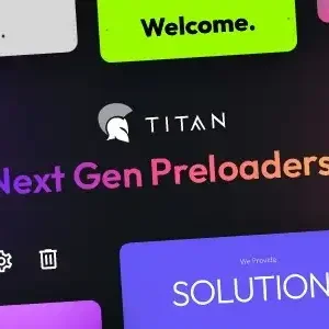 Titan Preloaders & Page Transitions