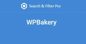 Search & Filter Pro WPBakery