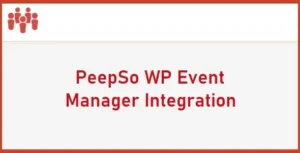 PeepSo WP Event Manager Integration