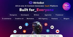 WriteBot – AI Content Generator SaaS Platform