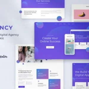 AHENCY – Creative Digital Agency Elementor Template Kit