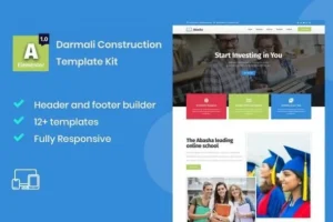 Abasha – Education & Learning Courses Elementor Template Kit