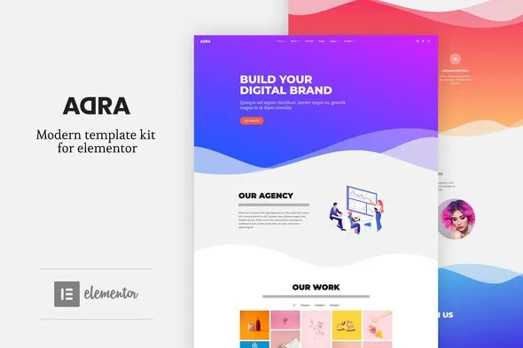 Adra – Modern & Creative Elementor Template Kit