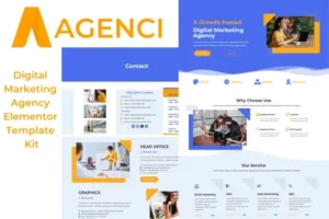 Agenci – Digital Marketing Agency Elementor Template Kit