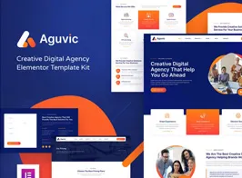 Aguvic – Creative Digital Agency Elementor Template Kit