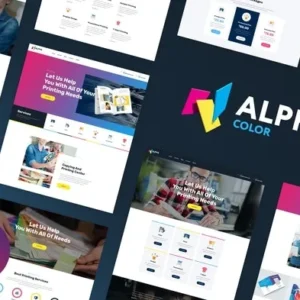 AlphaColor – Design & Printing Elementor Template Kit