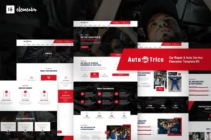 AutoTrics – Car Repair & Auto Service Elementor Template Kit