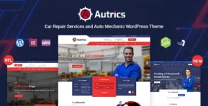 Autrics– Car Services and Auto Mechanic WordPress Theme