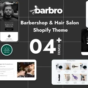 Barbro - Barbershop & Hair Salon Shopify Theme