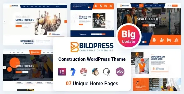 BildPress 1.3.8 – Construction WordPress Theme