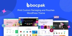 Bocpak – Print Custom Packaging and Pouches WordPress Theme