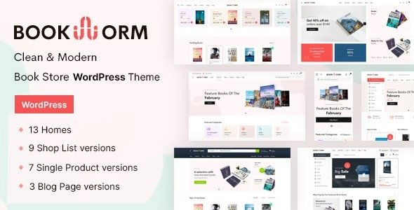 Bookworm 1.2.15 – Bookstore & Bookshop WooCommerce Theme