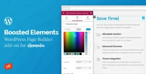 Boosted Elements – WordPress Page Builder Add-on for Elementor